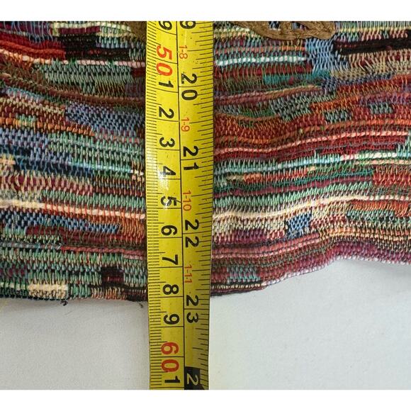 Coldwater Creek Tweed Boho Confetti Embroidered Floral Lined Jacket Blazer PM - Picture 8 of 8